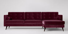 Ladda bilden till Galleri-vy  Herald 3-sits soffa med högerdivan Väv Blush