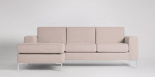 Ladda bilden till Galleri-vy  Singer 3-sits soffa med vänsterdivan Sammet Metropolitan Djup Blå