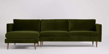 Ladda bilden till Galleri-vy  Astor 3-sits soffa med vänsterdivan Väv Azure