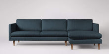 Ladda bilden till Galleri-vy  Astor 3-sits soffa med högerdivan Väv Ljusgrå