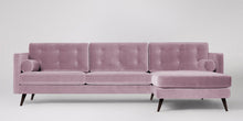 Ladda bilden till Galleri-vy  Herald 3-sits soffa med högerdivan Väv Steel Blue
