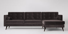 Ladda bilden till Galleri-vy  Herald 3-sits soffa med högerdivan Väv Azure