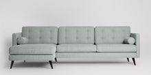 Ladda bilden till Galleri-vy  Herald 3-sits soffa med vänsterdivan Väv Blush