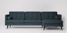 Ladda bilden till Galleri-vy  Herald 3-sits soffa med högerdivan Sammet Nouveau Ljusrosa