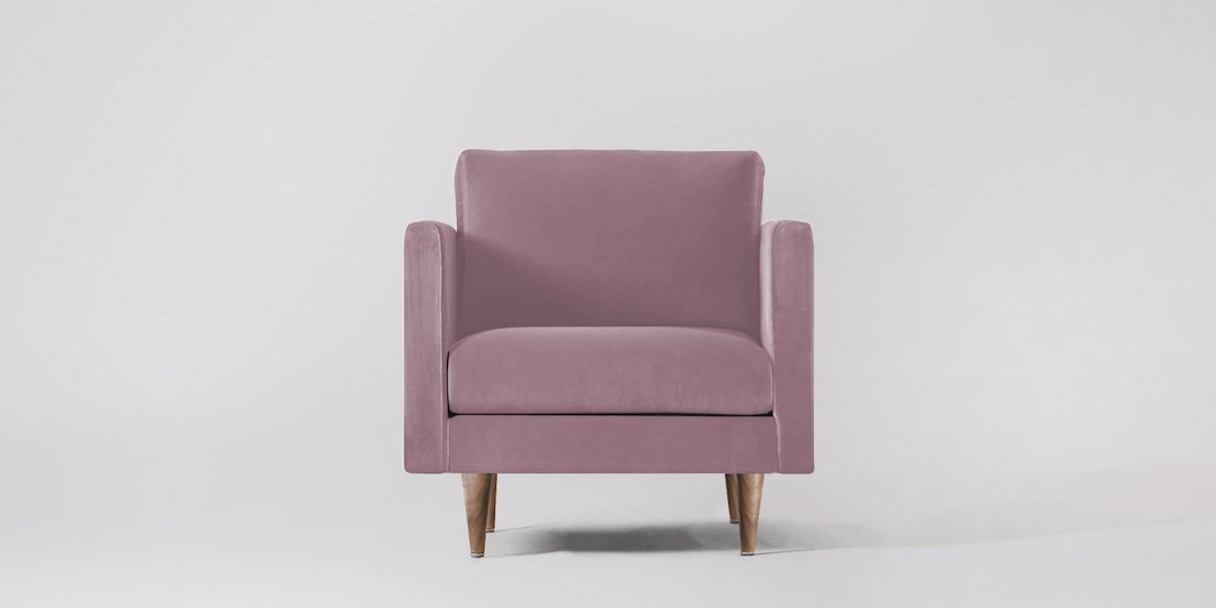 Astor Fåtölj Sammet Metropolitan Ockra