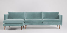 Ladda bilden till Galleri-vy  Astor 3-sits soffa med vänsterdivan Väv Mörkgrå