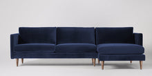 Ladda bilden till Galleri-vy  Astor 3-sits soffa med högerdivan Sammet Nouveau Ljusrosa