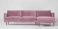 Ladda bilden till Galleri-vy  Astor 3-sits soffa med högerdivan Väv Blush