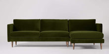 Ladda bilden till Galleri-vy  Astor 3-sits soffa med högerdivan Väv Steel Blue